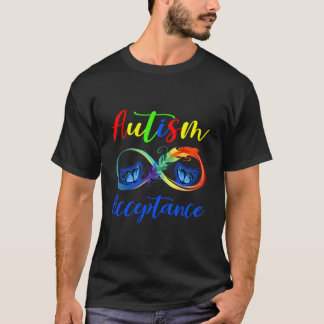 Camiseta Mariposa de aceptación infinita en lugar de rojo p