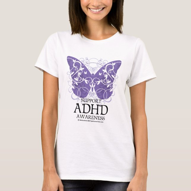 Camiseta Mariposa de ADHD (Anverso)