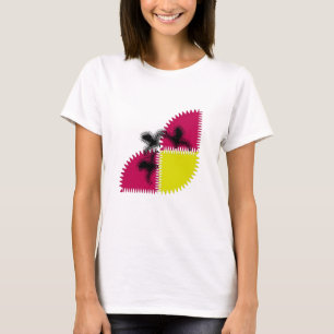 Camiseta Mariposa de arte colorido