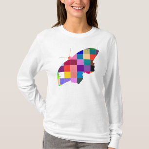 Camiseta Mariposa de arte pop