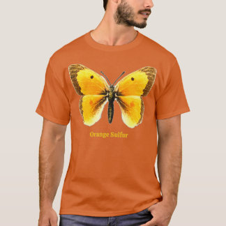 Camiseta Mariposa de azufre naranja