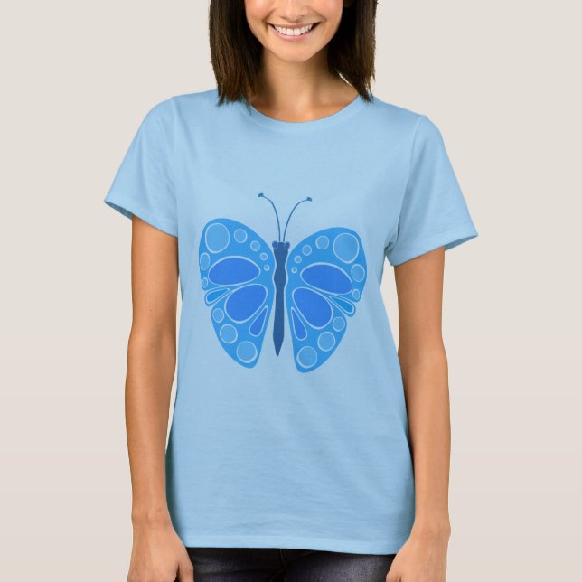 Camiseta Mariposa de Blueberry Sky 60 (Anverso)