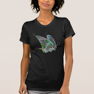 Camiseta Mariposa de brillo exótico