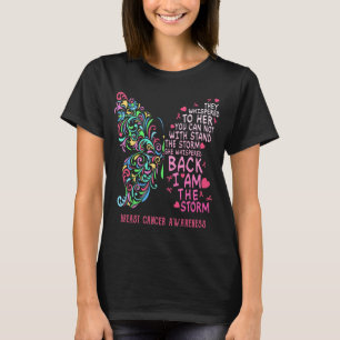 Camiseta Mariposa de cáncer de mama Soy la tormenta B