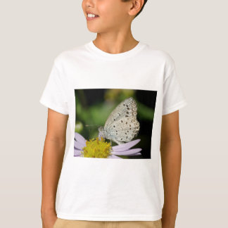 Camiseta Mariposa de color crema manchada