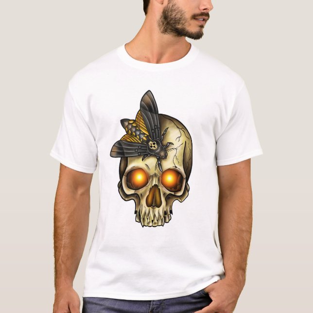 Camiseta Mariposa de cráneo (Anverso)