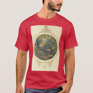 Camiseta Mariposa de culebra de hadas de vintage y araña de