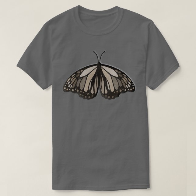 Camiseta Mariposa de efecto esculpido vintage (Diseño del anverso)