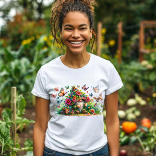 Camiseta Mariposa de Gnome Jardín - Regalo perfecto