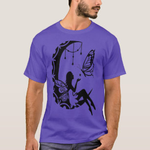 Camiseta Mariposa De Hada Y Luna Mágica