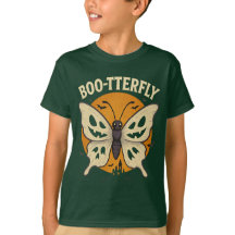 Mariposa de Halloween Pun T-Shirt-Spooky