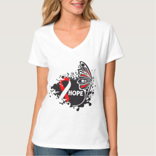 Camiseta Mariposa de la anemia aplástica de la esperanza