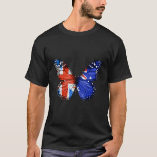 Camiseta Mariposa de la Bandera Australiana Británica