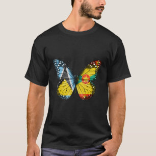Camiseta Mariposa de la bandera de Granada de Santa Lucía