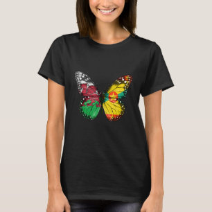 Camiseta Mariposa de la bandera de Granada galesa