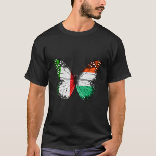 Camiseta Mariposa de la bandera húngara de Italia