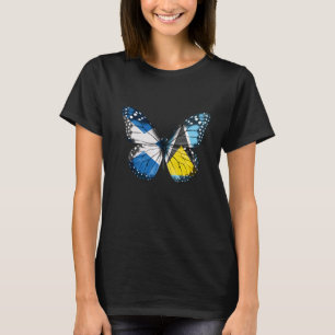 Camiseta Mariposa de la bandera santaluciana de Escocia