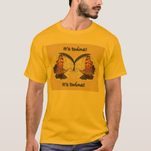 Camiseta Mariposa de la coma de Angle Wing "Son gemelos" ca