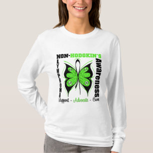 Camiseta Mariposa de la conciencia del linfoma de