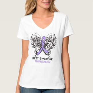 Camiseta Mariposa de la conciencia del síndrome de Rett