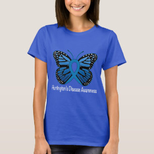 Camiseta Mariposa de la enfermedad de Huntington de la
