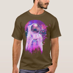Camiseta Mariposa de la onda de vapor de astronauta - Retro