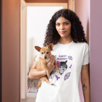 Mariposa de Lupus Warrif Wolf Purple Ribbon