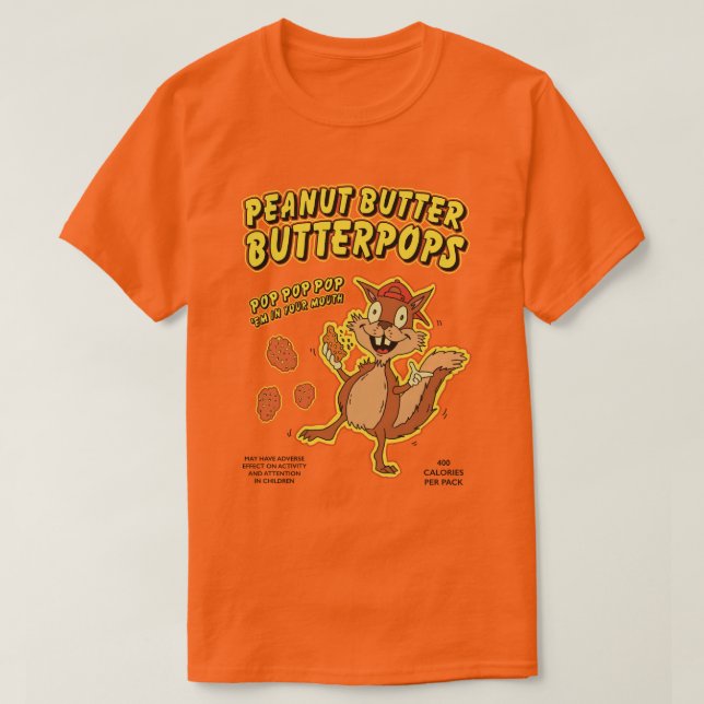 Camiseta Mariposa de mantequilla de cacahuete (Diseño del anverso)