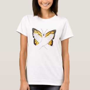 Camiseta Mariposa de monarca en el ASL