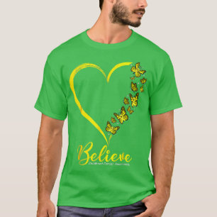 Camiseta Mariposa de Oro cree conciencia sobre el cáncer in