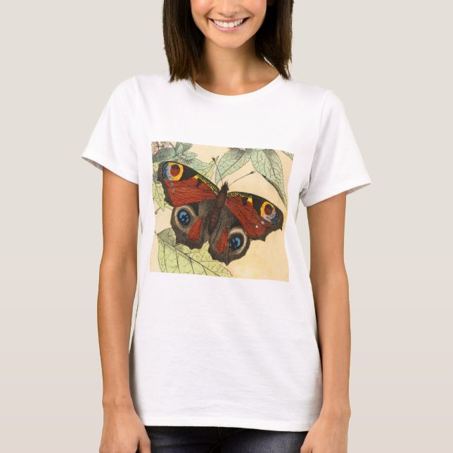 Camiseta Mariposa de pavo real (Anverso)