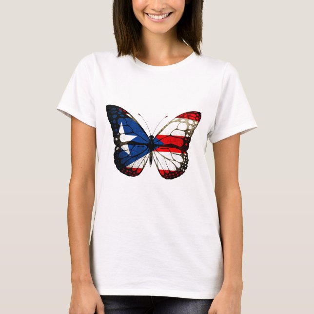 Camiseta Mariposa de Puerto Rico (Anverso)