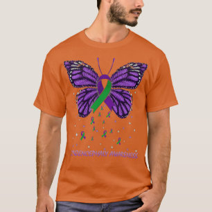 Camiseta Mariposa de sensibilización Schizencefalia