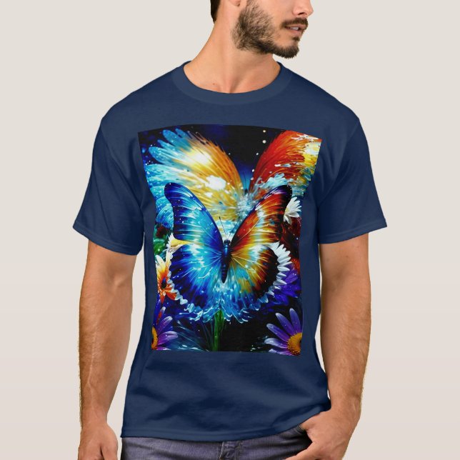 Camiseta Mariposa de vidrio (Anverso)