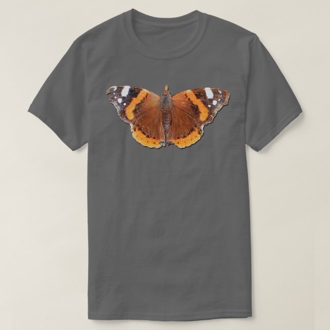 Camiseta Mariposa del Almirante Rojo 5 (Diseño del anverso)