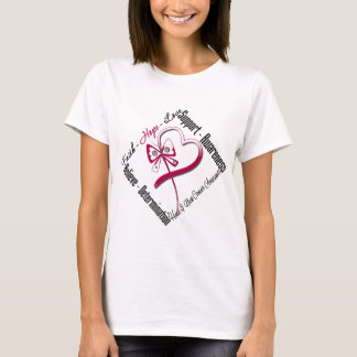 Camiseta Mariposa del amor de la esperanza de la fe del