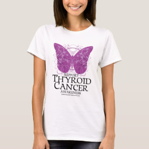 Camiseta Mariposa del cáncer de tiroides