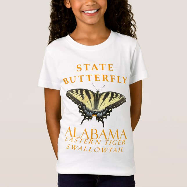 Camiseta Mariposa del Territorio de Alabama, Swal del Tigre (Anverso)