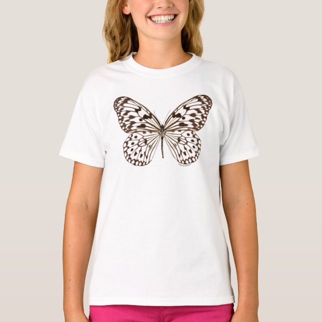 Camiseta Mariposa del tigre de la castaña (Anverso)