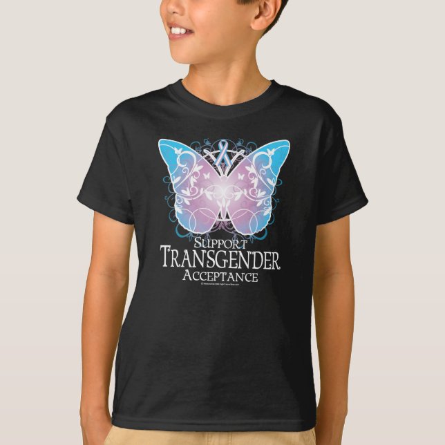 Camiseta Mariposa del transexual (Anverso)