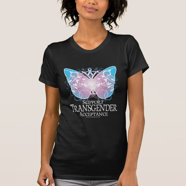 Camiseta Mariposa del transexual (Anverso)