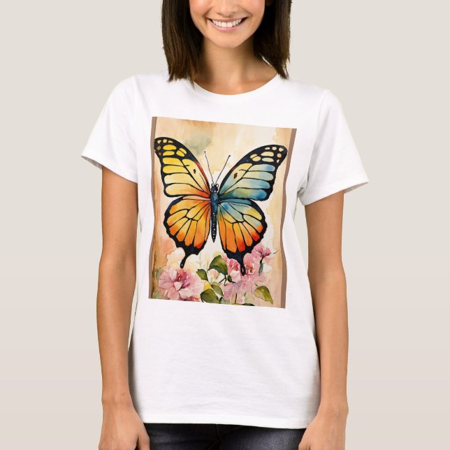 Camiseta Mariposa elegante (Anverso)