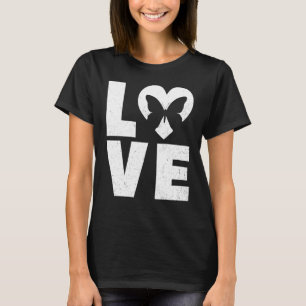 Camiseta Mariposa en amor al corazón