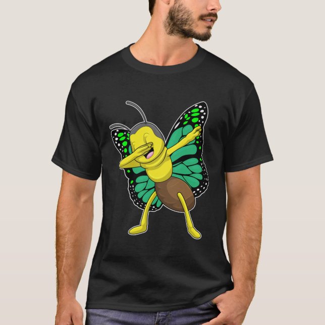 Camiseta Mariposa en Hip Hop Dance Dab (Anverso)