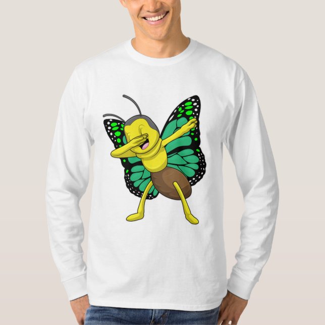 Camiseta Mariposa en Hip Hop Dance Dab (Anverso)