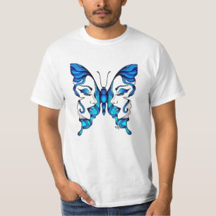 Camiseta Mariposa en la cara de las mujeres
