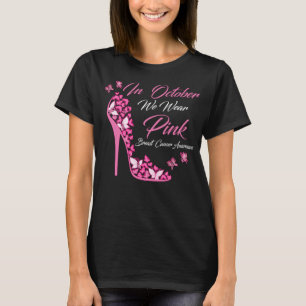 Camiseta Mariposa En Octubre Usamos Cáncer De Mama Rosa
