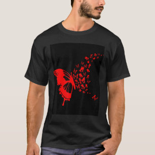 Camiseta Mariposa Enjambre moda fácil de ir