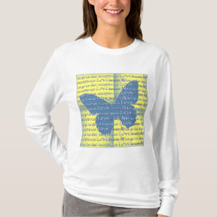 Camiseta Mariposa eslogan