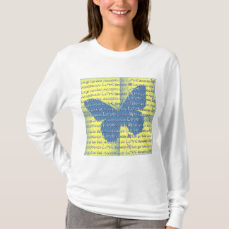 Camiseta Mariposa eslogan